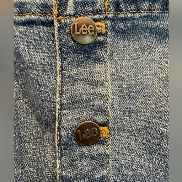 Lee Denim Utility Overalls Jean Dress size Small - Picture 8 of 9